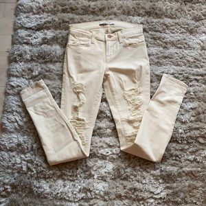 J brand distressed skinny jeans, 24